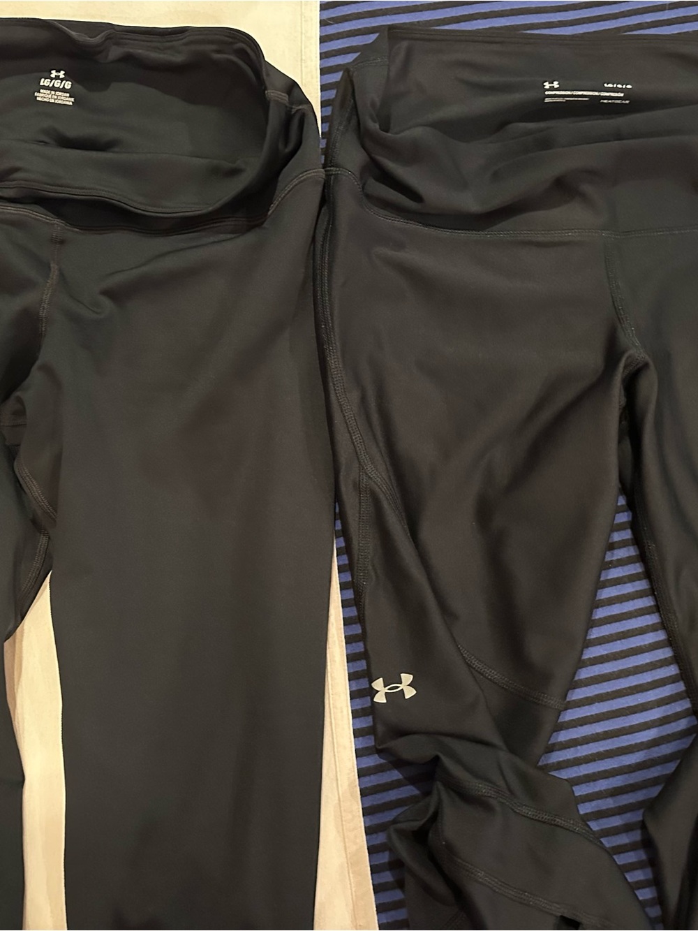 Under Armour Black Women's Compression Leggings Duo